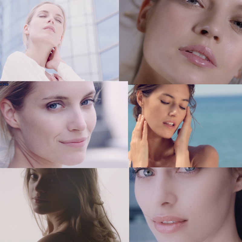 欧美外国模特美女美容护肤化妆品海滩泳衣电商广告视频素材