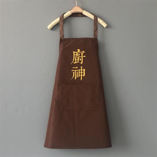 美式家居油画少女水吧工作围裙日式文艺北欧罩衣袖套可爱颜料简单