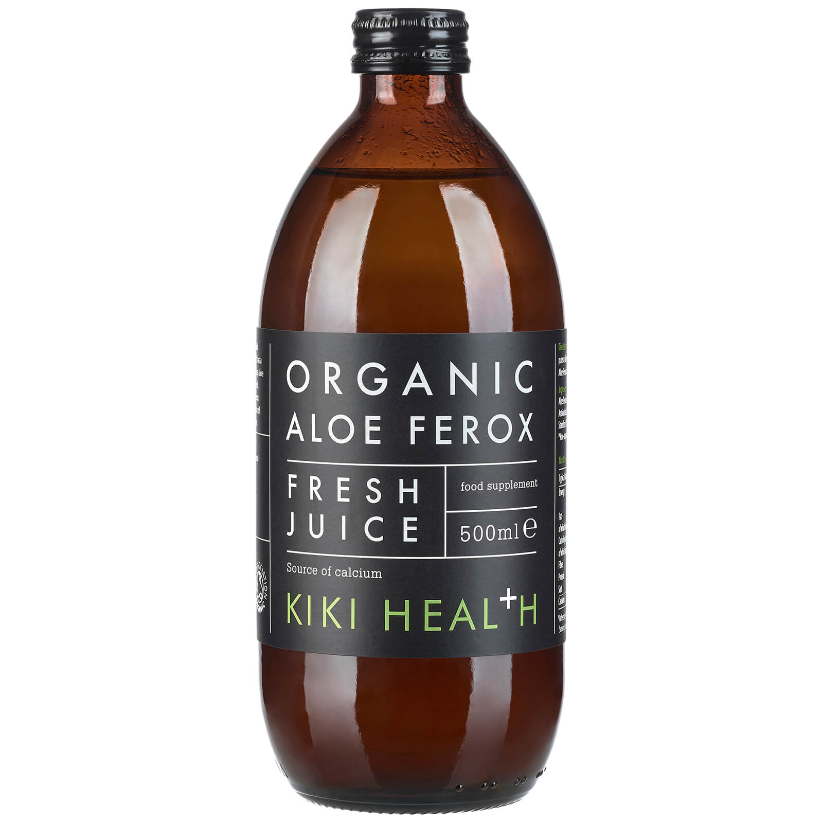 KIKI Health有机好望角芦荟汁500ml(天然纯净果汁补充身体钙质)