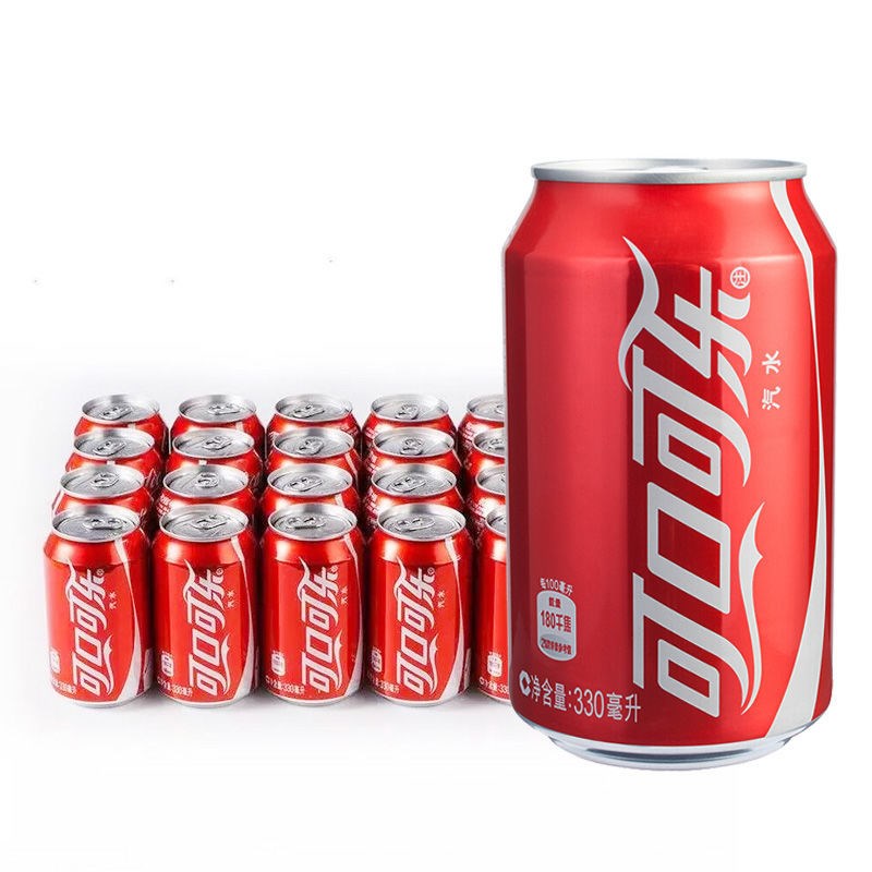 雪碧饮料330ml*12罐箱整箱可口可乐原装听装零度碳酸汽水