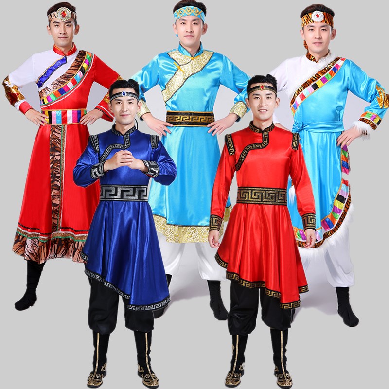 蒙古族服装男