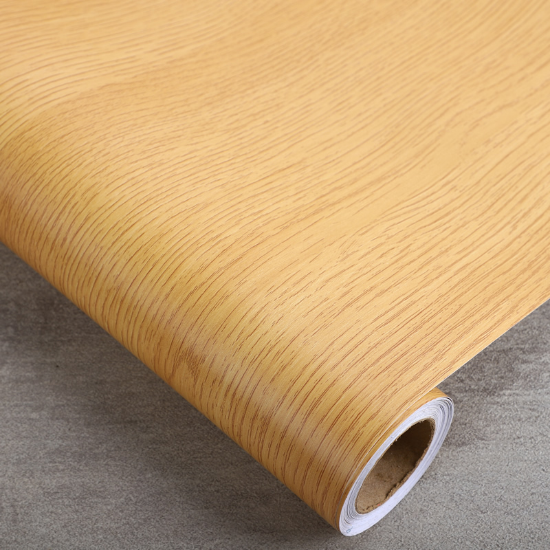 加厚黄橡木贴纸木纹自粘仿仿真桌面家具木板贴皮翻新波音软片专用