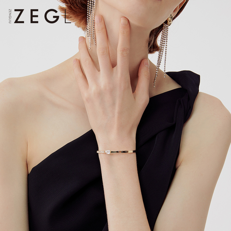 ZENGLIU手链手镯女ins潮小众设计个性简约冷淡风手环气质网红手饰