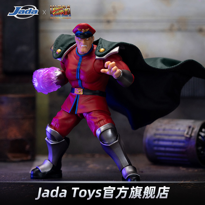 预定 Jada toys 佳达 街头霸王2 1/12 拜森 维加 6寸可动手办模型