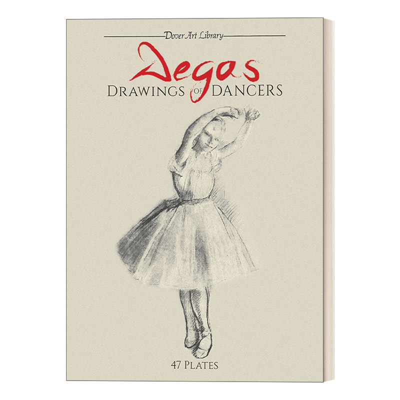英文原版 Degas Drawings of Dancers 德加的舞者画作集 19世纪受欢迎的艺术家之一 英文版 进口英语原版书籍