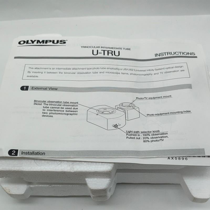 OLYMPUS/奥林巴斯U-TRU显微镜三目双CCD接口 现货