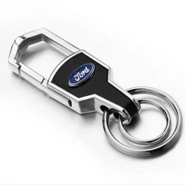 汽车钥匙扣 适用于大众现代福特丰田本田奔驰奥迪顶钻车标钥匙扣