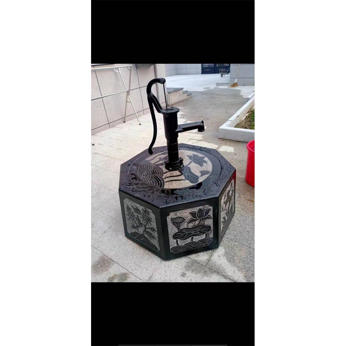 压井抽水机欧艺园浇菜神器水机 手动摇老式铸铁井头家用抽水泵