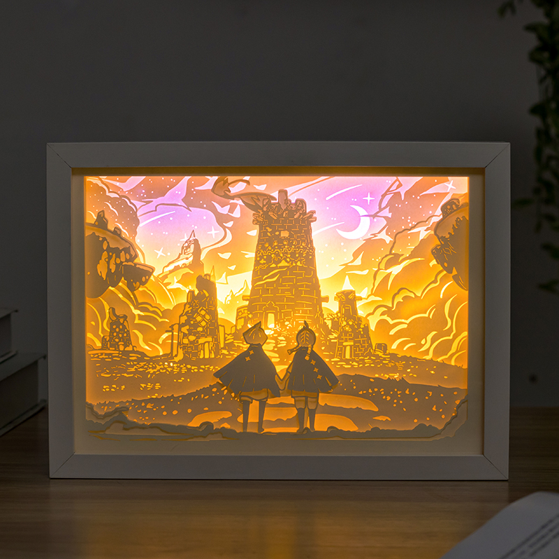 光遇SKY游戏周边3D立体光影纸雕灯情人节生日创意礼物送男生女生