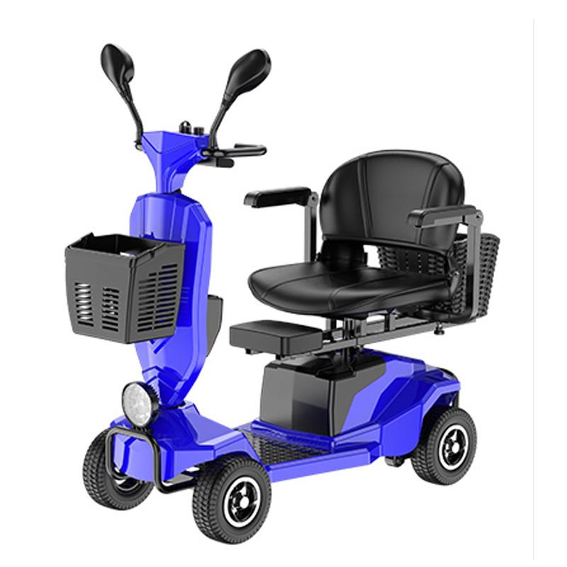 定VMjqcuf4制老年电动代步车四轮残疾孩家用双人接送老人子助力人