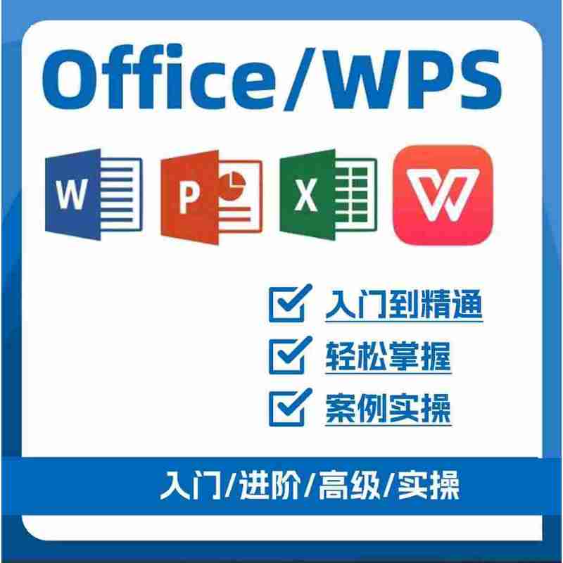 ppt高级教程office/excel/wps/word小学生演示小白升级期中流程图