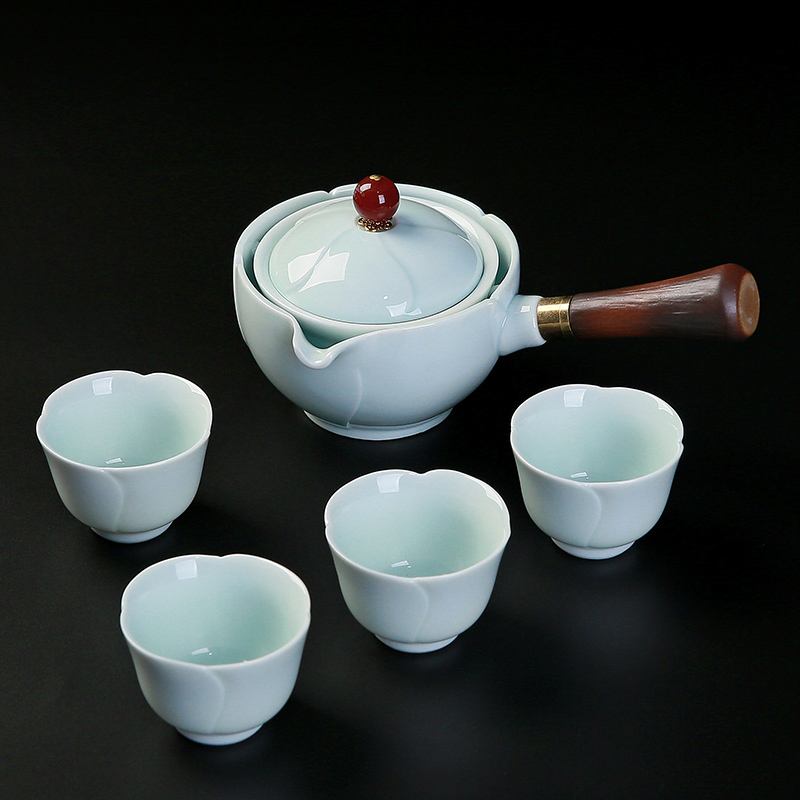懒人茶壶逍遥壶自动泡茶神器简约现代便携式旅行茶具套装小型家用