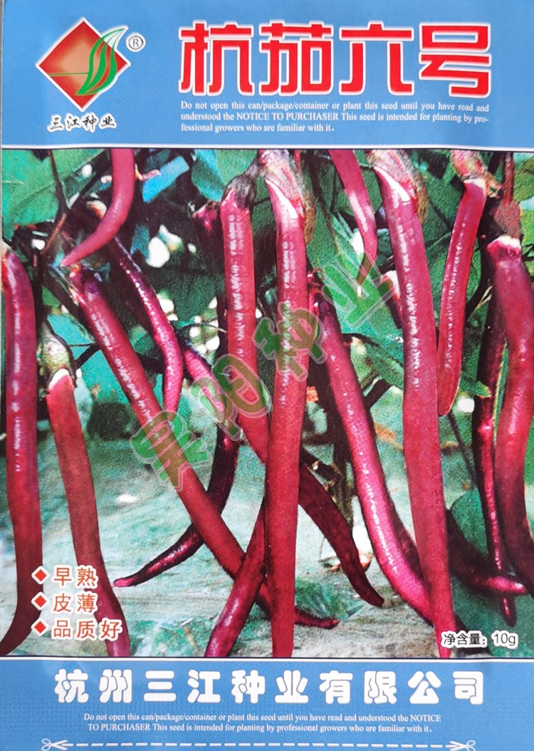 三江杭茄六号茄子种子春秋高产紫红色长茄种籽农家四季蔬菜种孑