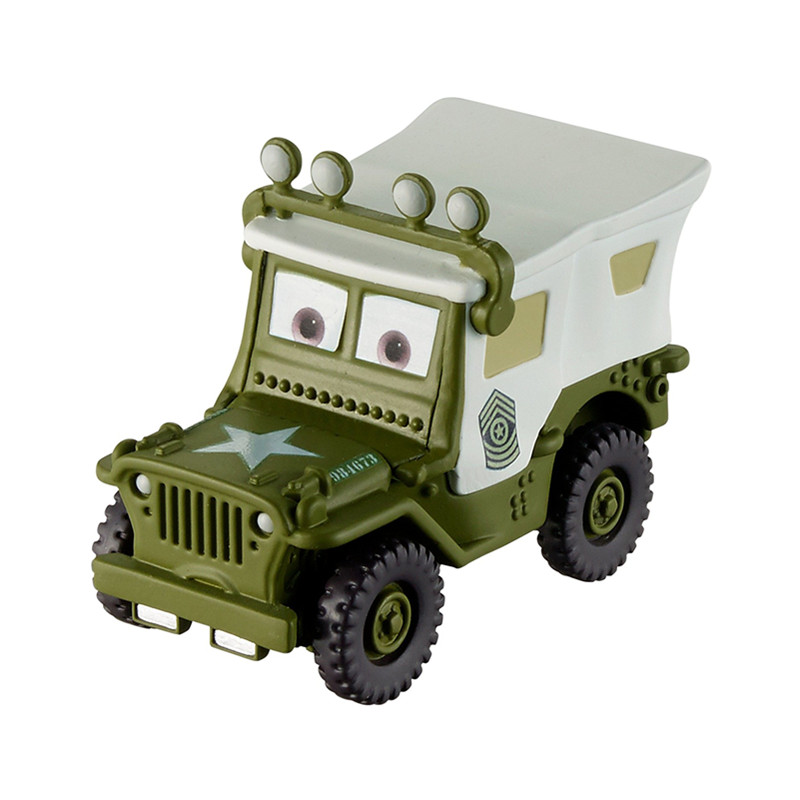 美泰玩具车汽车总动员玩具车军火商赛车总动员士官长军士官合金车