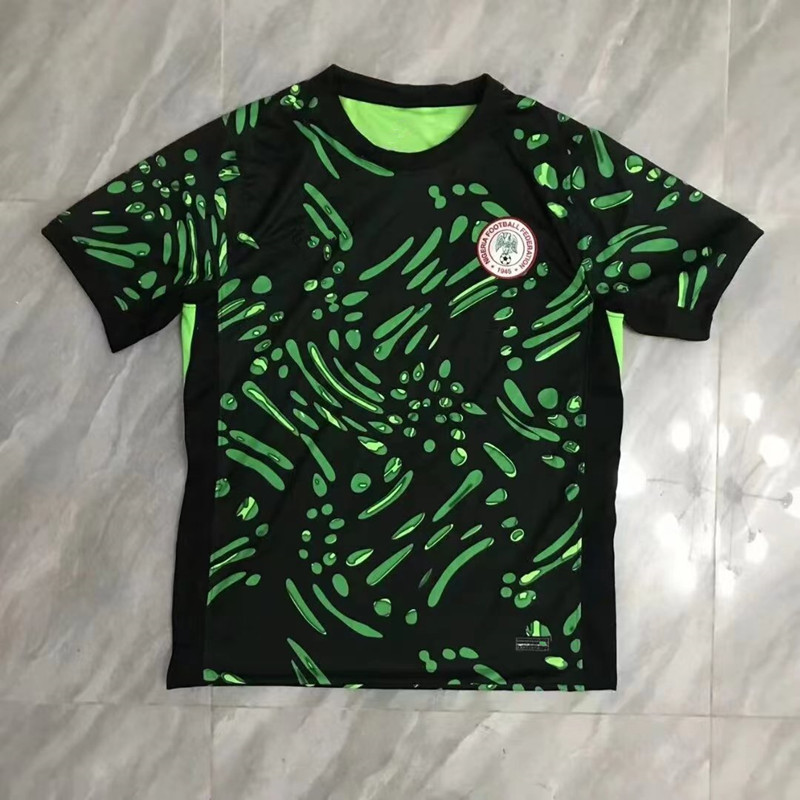 23-24-25赛季尼日利亚国家队主客场短袖运动成人儿童套装足球服T