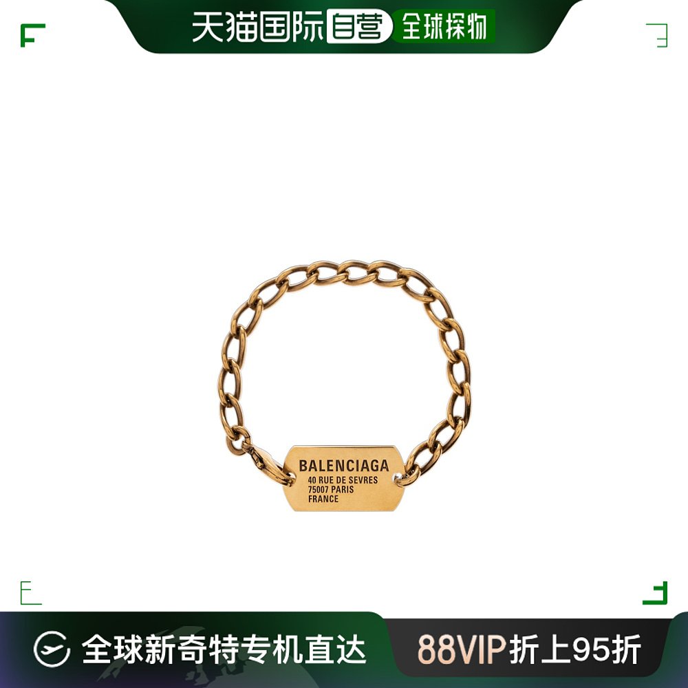 【99新未使用】香港直邮Balenciaga 巴黎世家 女士 徽标手链 7480