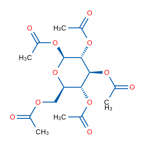 beta-D-葡萄糖五乙酸酯 CAS号： 604-69-3
