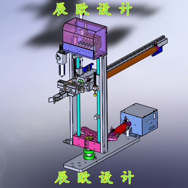 标准五轴伺服机械手3D图纸非标自动化设备3D图纸3D机械设备