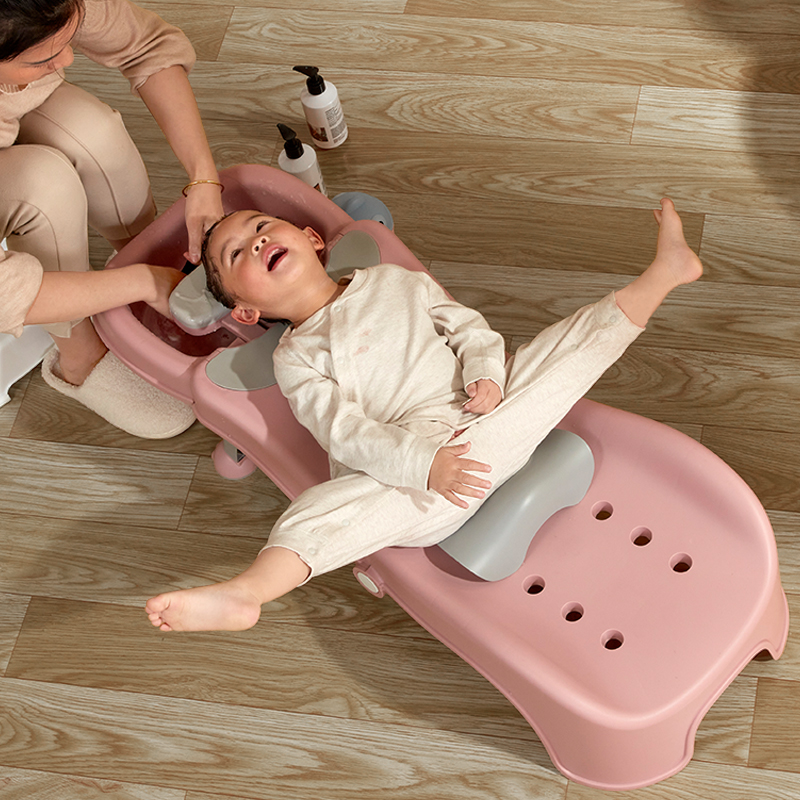 日本正品家用可折叠儿童洗头躺椅洗发床椅子宝宝小孩婴儿坐洗头发