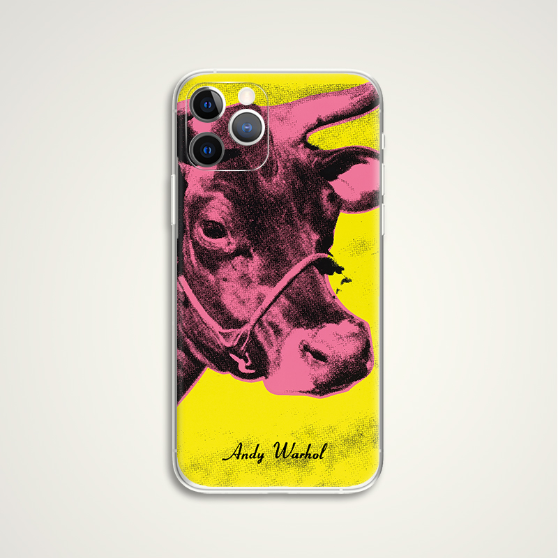 Andy Warhol 安迪沃霍尔 波普牛年名画 牛文艺术生 手机壳14 E112