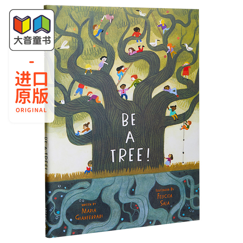 Felicita Sala 精品绘本系列 Be A Tree 成为一棵大树 安徒生最佳插画家得主 名家绘本 精装 3~6岁 英文原版科普绘本