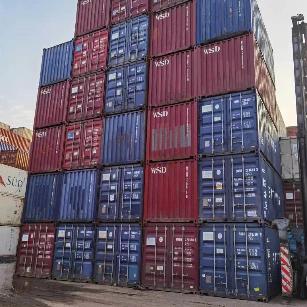 大连集装箱堆场 40尺海运集装箱 辽宁地区销售