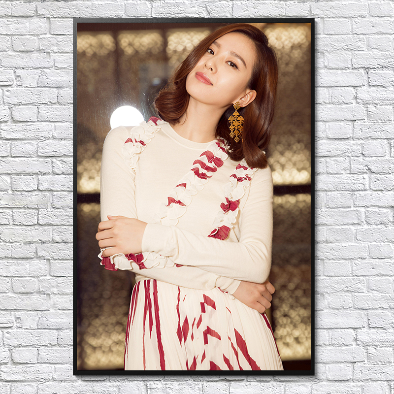 刘诗诗海报演员女明星美女写真照片高清壁纸墙贴免钉相框装饰挂画