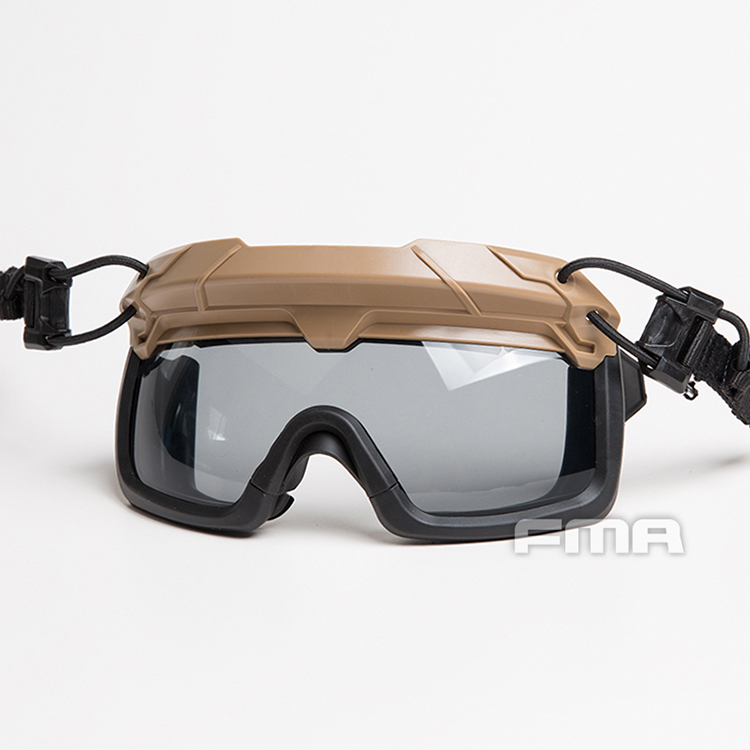 FMA 战术护目镜头盔专用分体式防雾风镜3MM厚度镜片护目镜TB1333
