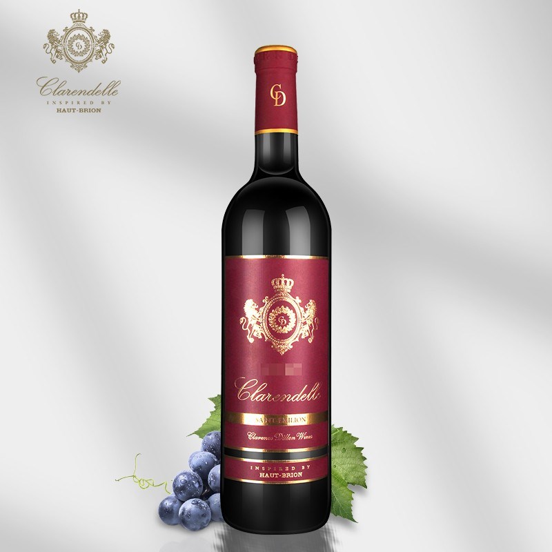 侯伯王克兰朵圣爱美隆法定产区红葡萄酒750ml单瓶装法国原装进口
