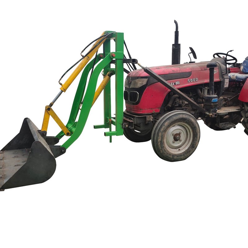 极速单缸多缸都可以加装的装载机铲粮食装粪养殖拖拉机改装小铲车