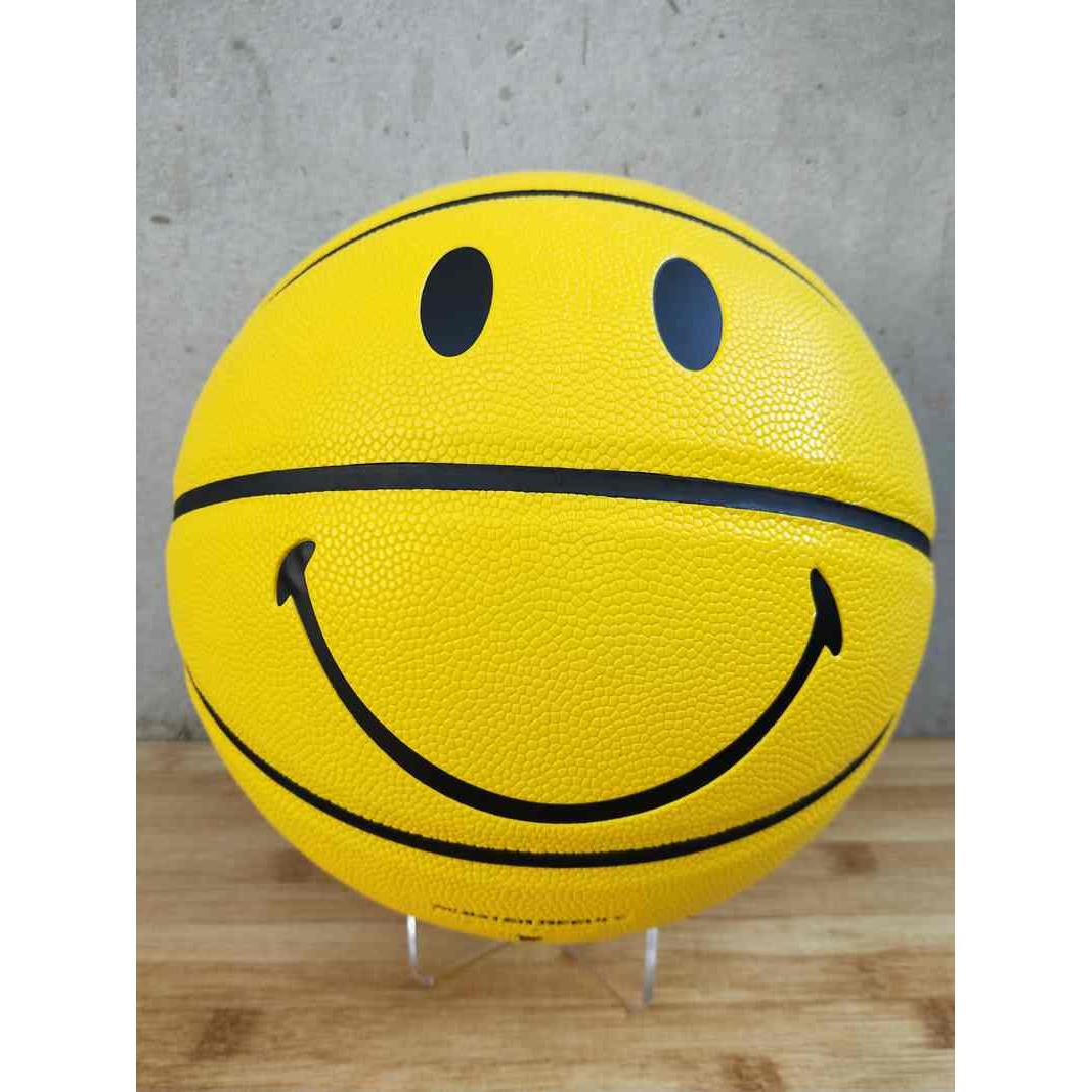 5号儿童笑脸黄色篮球微笑蓝球卡通幼儿园青少年室内外7号4号6号