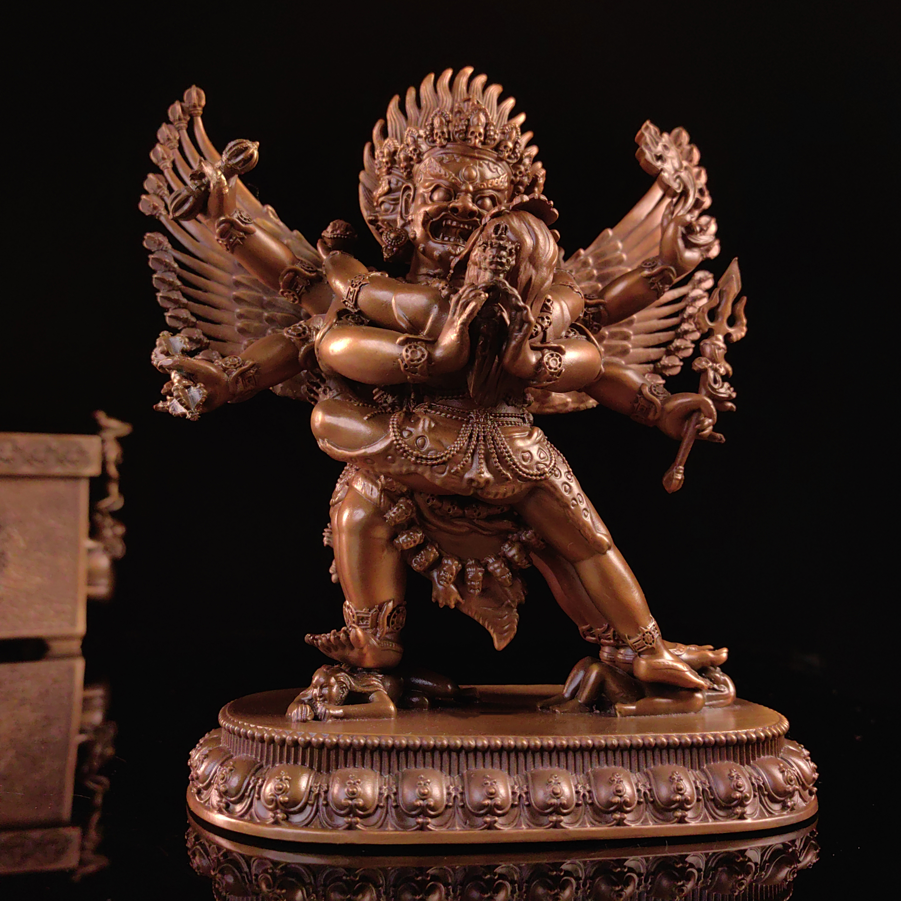 普巴金刚藏传佛像铜造像工艺品家用摆件供奉可定制