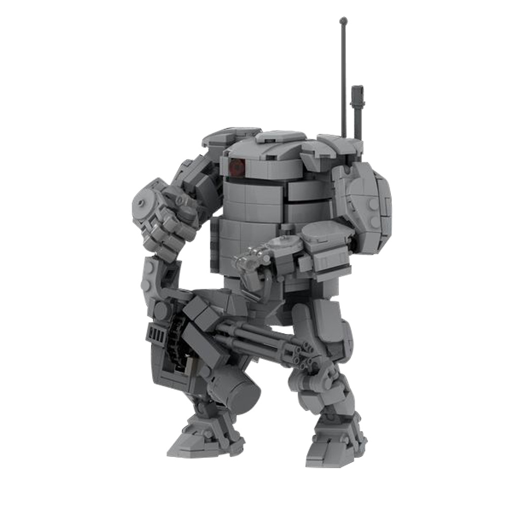 【高零砖件】泥人傀儡Mk2重型机械装甲机动机甲服MOC拼装积木玩具