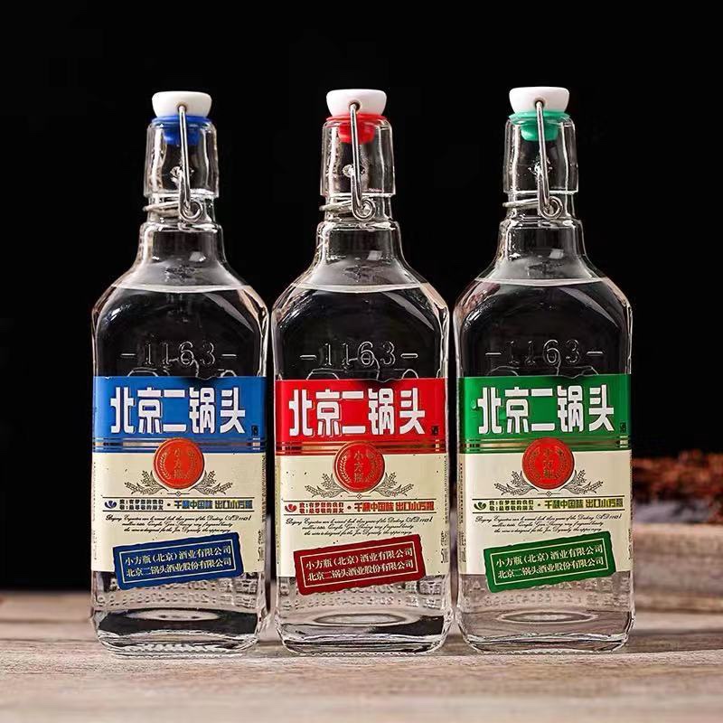 永丰北京二锅头42度白酒清香出口型小方瓶500ml*6瓶整箱混装