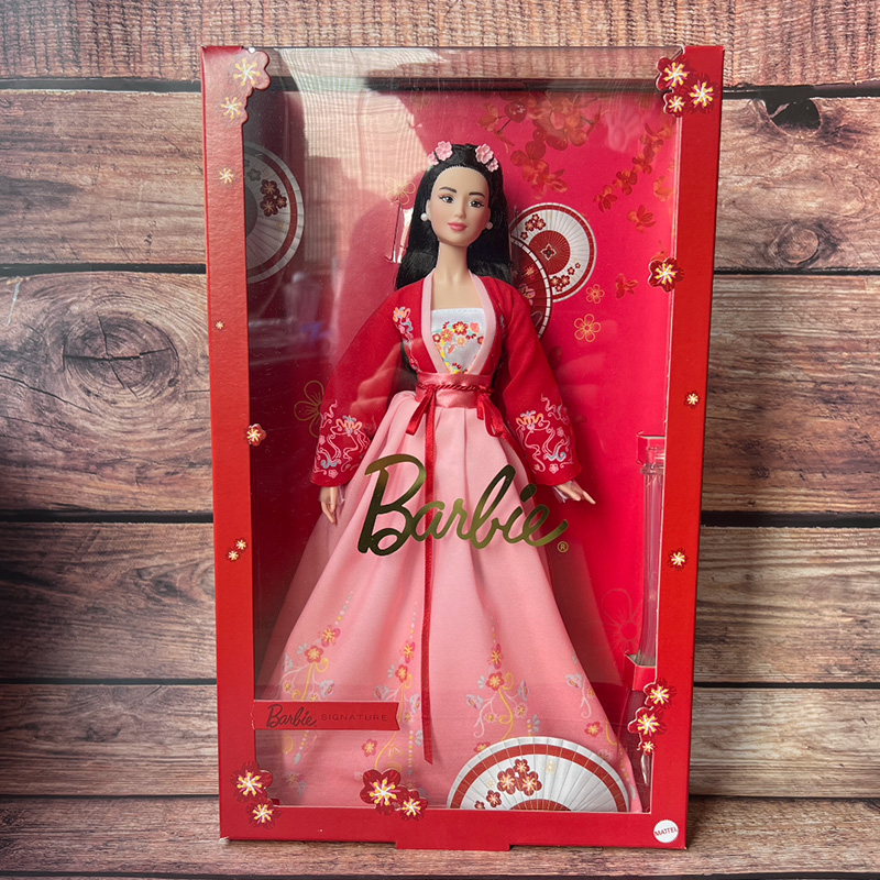 美泰barbie芭比娃娃古装汉服玩具套装新款女孩大号公主珍藏版礼物
