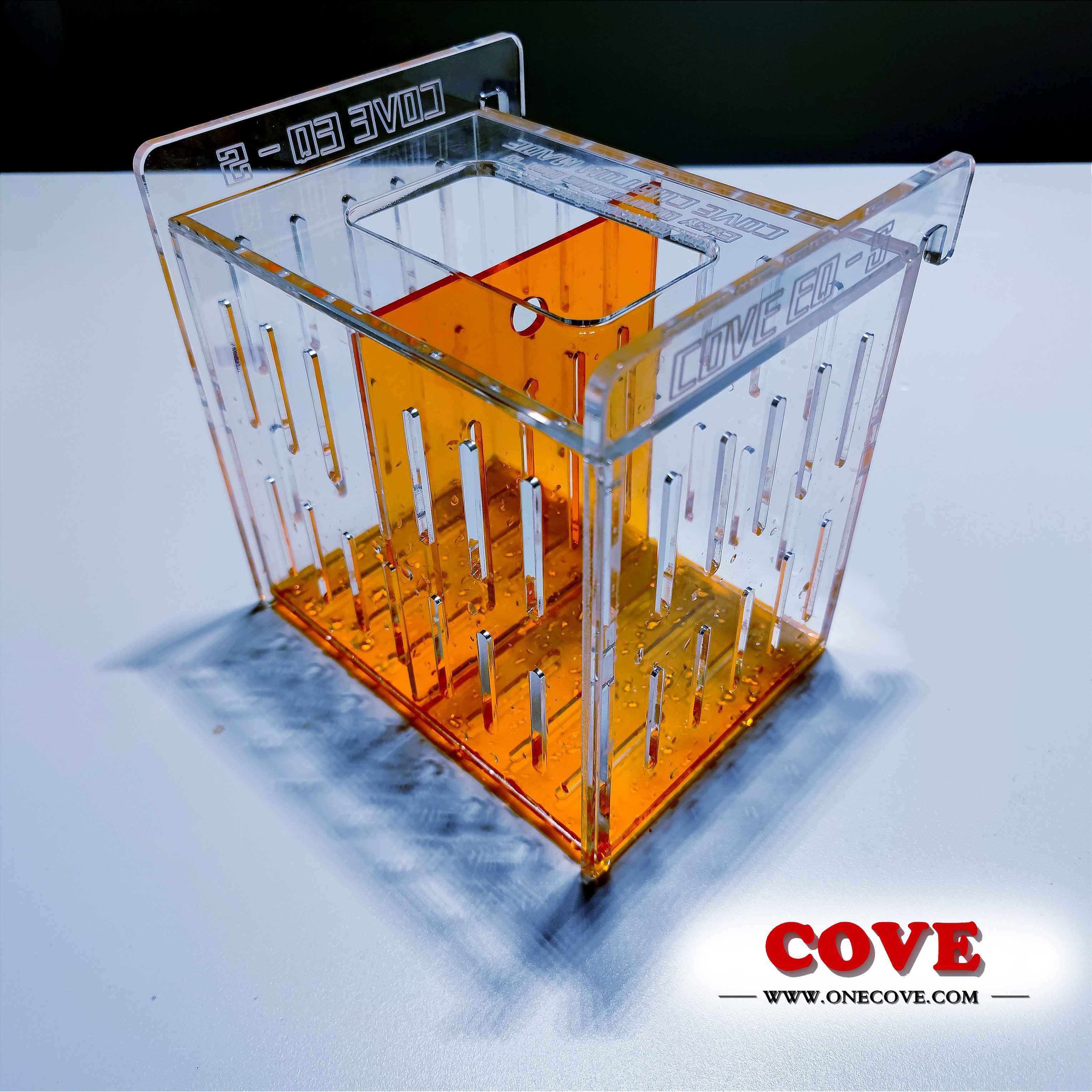 COVE高清4K隔离盒  捉鱼器珊瑚检疫盒橙色海缸珊瑚海水正规授权