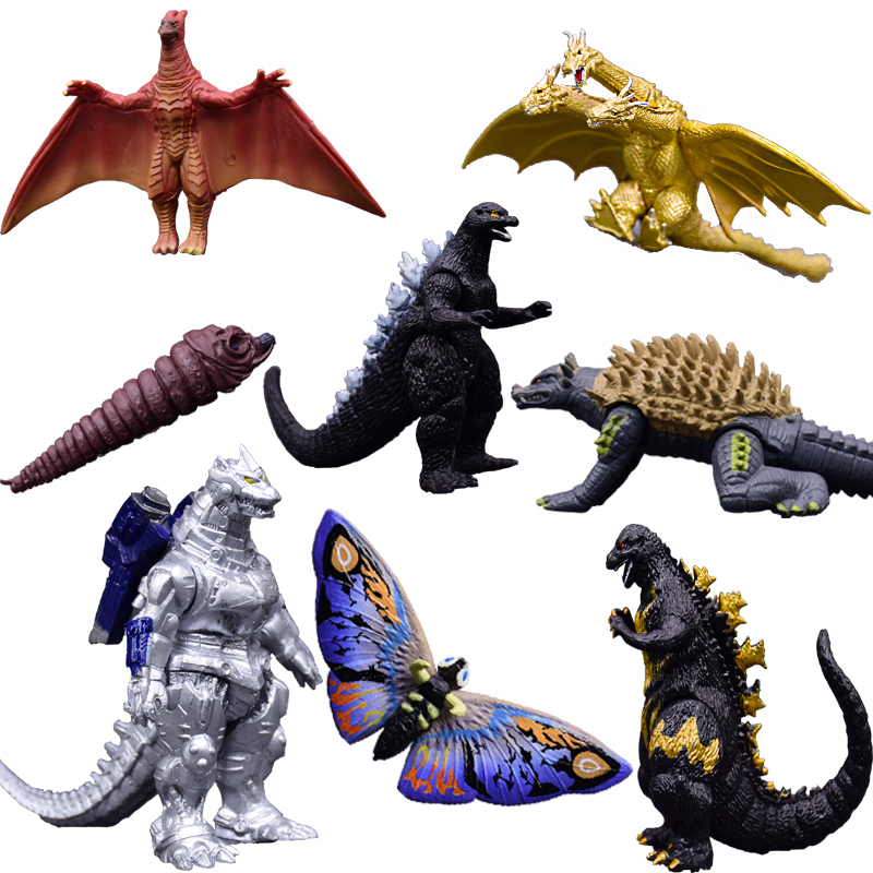 哥斯拉大战怪兽恐龙魔斯拉手办模型基多拉怪兽恐龙玩偶男孩子礼物