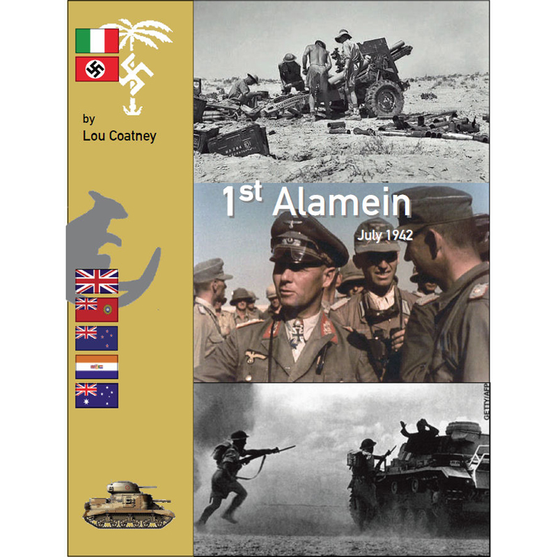 桌游驿站 1st Alamein第一次阿拉曼战役沙漠机动部队虚拟演兵军棋