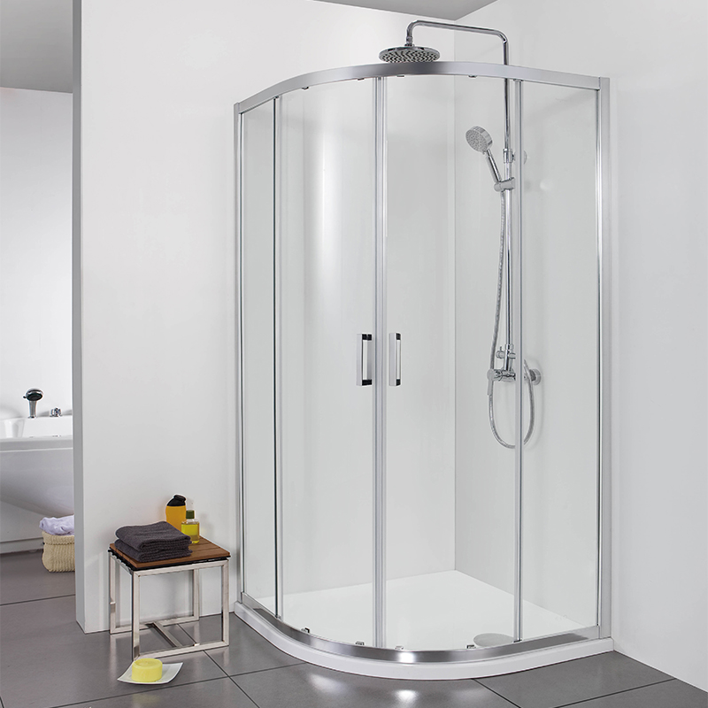 莱博顿整体淋浴房简易弧扇形沐浴房浴室隔断洗澡间卫生间钢化玻璃