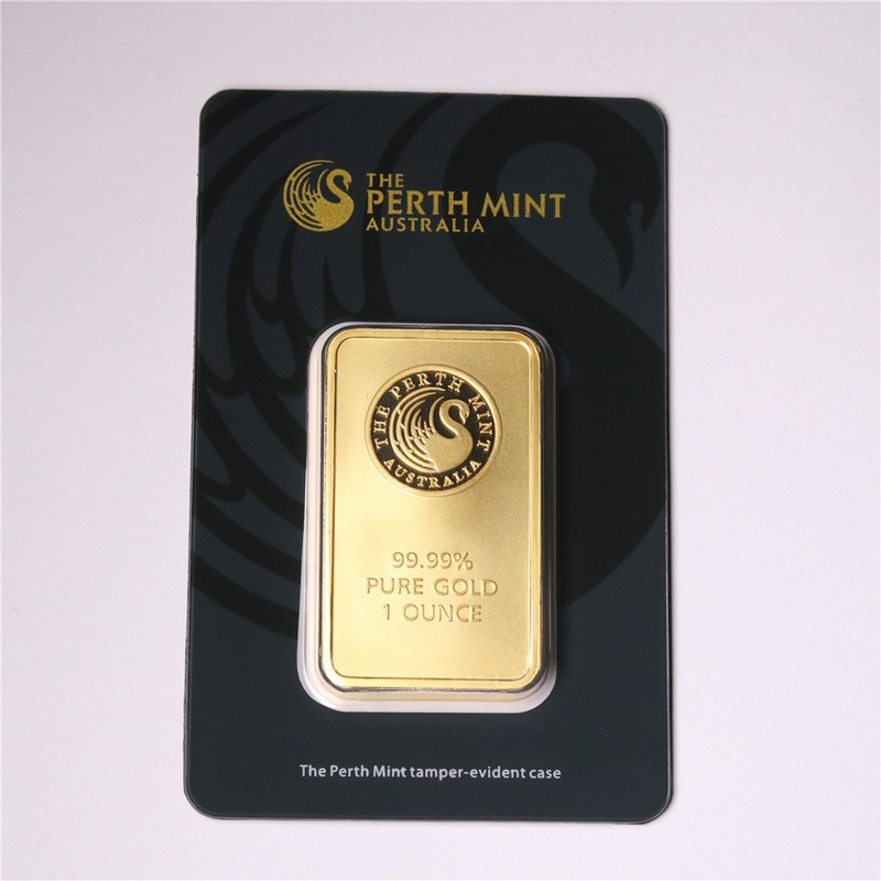 新品The Perth Mint 1 Oz Troy 99.99% Pure Gold Plated Replica