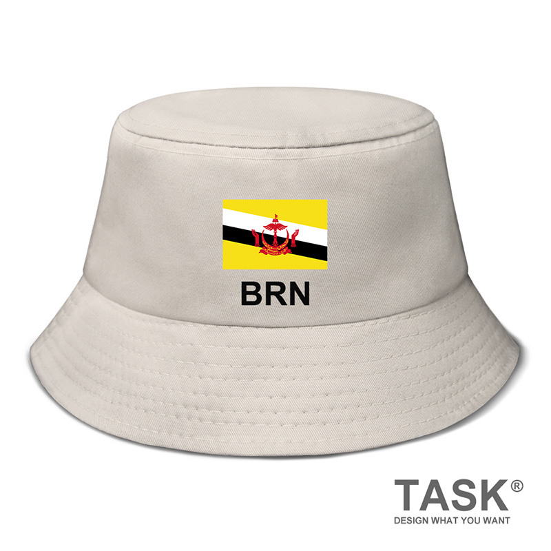 文莱Brunei国家足球队渔夫帽男女太阳帽学生防晒钓鱼帽子设 无界