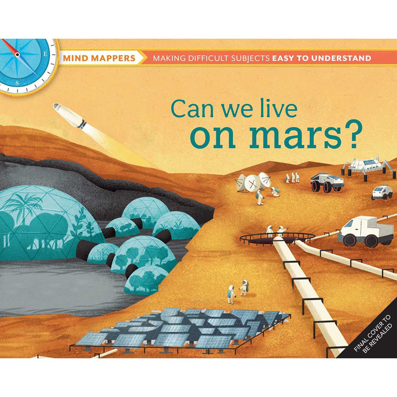 【预售】英文原版Can We Live on Mars?我们能在火星上生活吗？:思维导图 Insight Editions儿童知识科普书籍