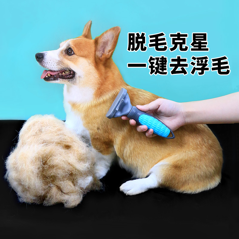 宠物狗狗梳子专用梳毛神器猫刷子柴犬柯基小型犬去浮毛刷狗毛用品