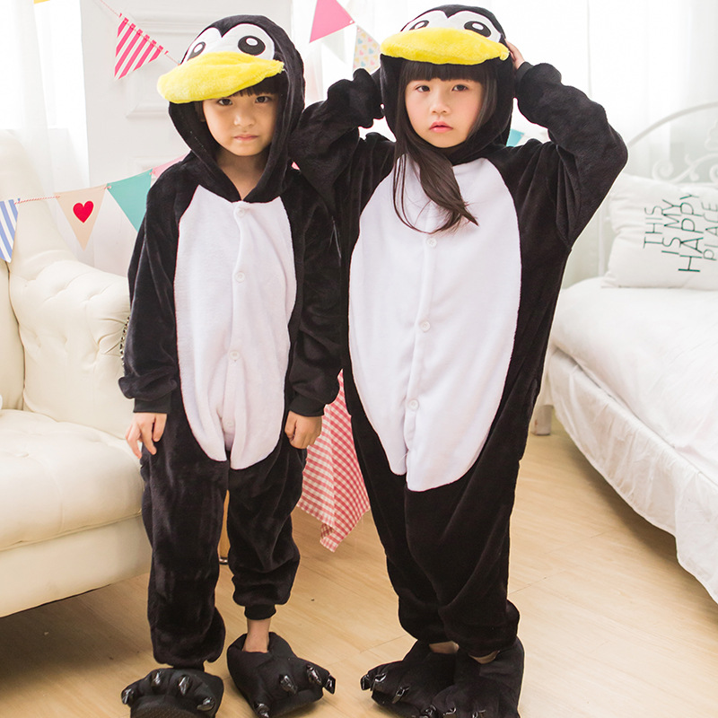 儿童节cosplay小企鹅演出服动画片卡通装扮男童动物衣服QQ表演服