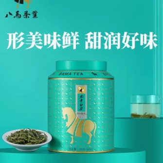 2024年春茶】八马茶叶 浙江湖州明前特级安吉白茶绿茶罐装