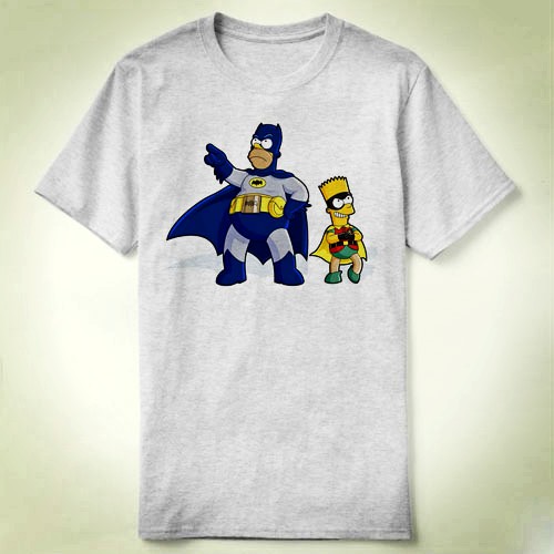 batman and robin homer bart 包邮定制班服成人 Tee T-Shirt T恤