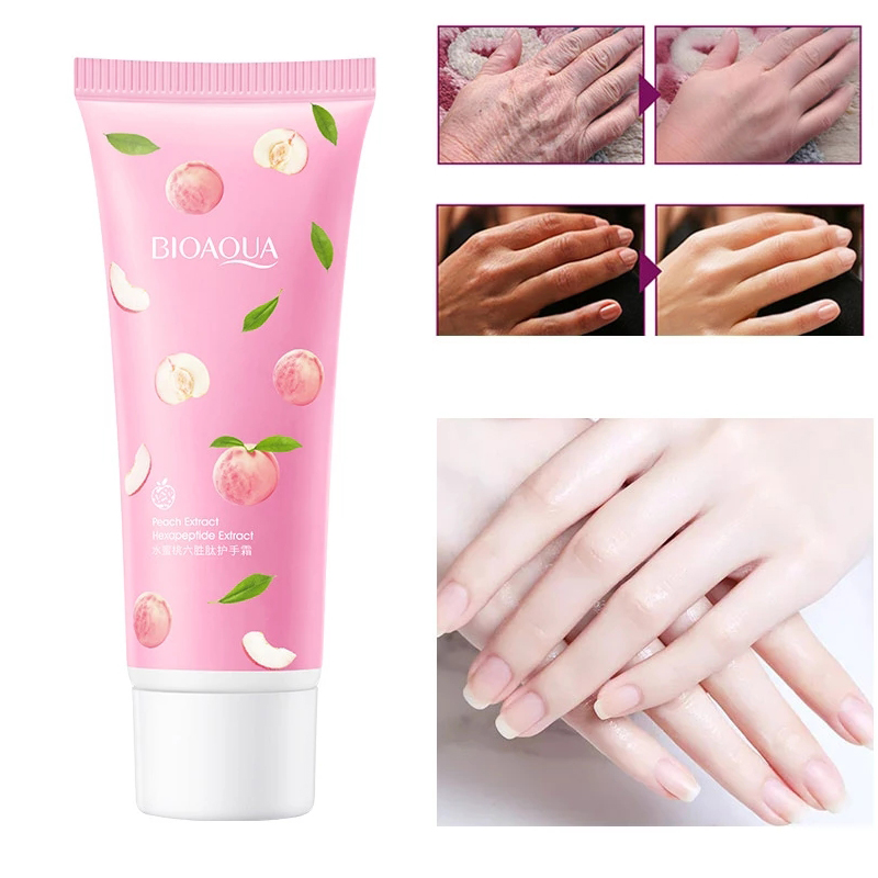 3pcs Handcream Peach Extract hand lotion少女水蜜桃味护手霜
