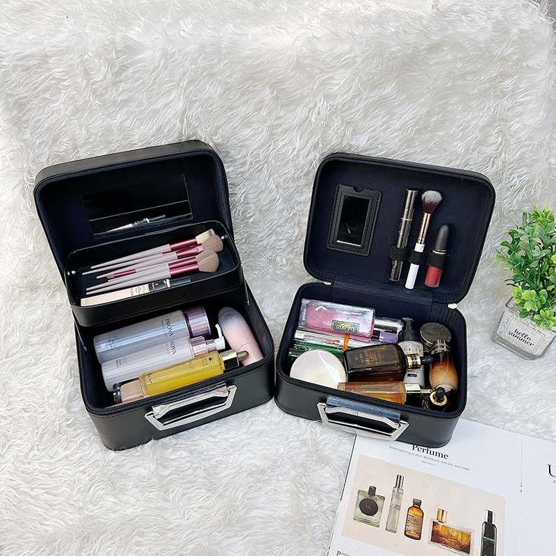 新款韩国化妆包大容量便携手提化妆箱旅行化妆品收纳包收纳盒大号