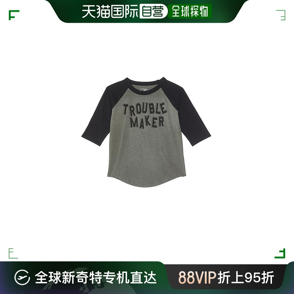 香港直邮潮奢 chaser 男童 Trouble Maker 插肩T恤(学步婴童/儿童