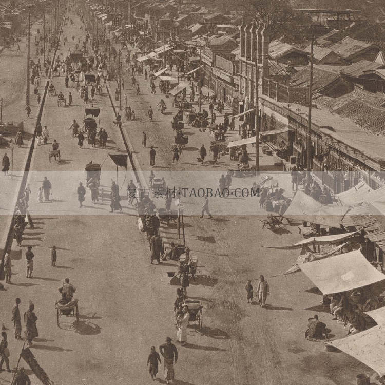 1915-1920北京颐和园北海风景名胜市井街道生活历史人文资料素材